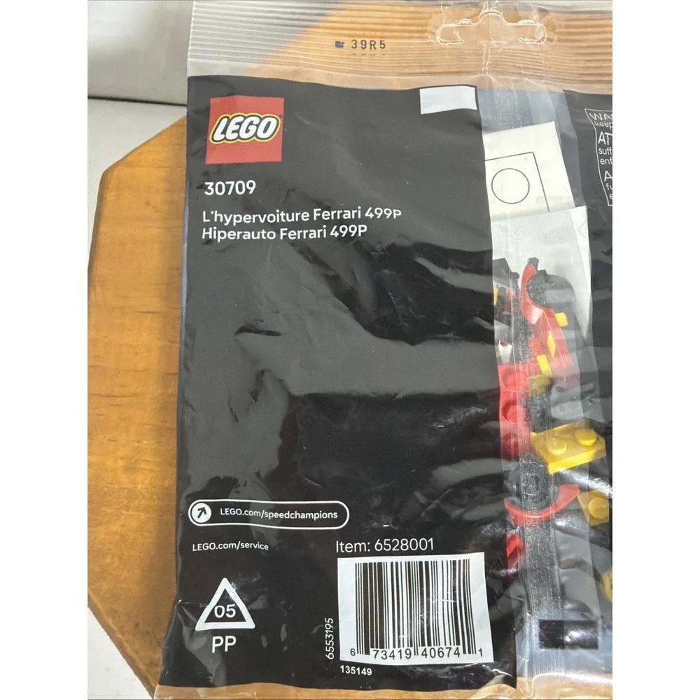 LEGO Speed Champions Ferrari 499P Hypercar 30709 Paper Bag Set‎ – Factory Sealed